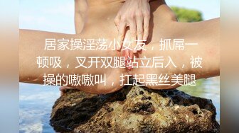  居家操淫荡小女友，抓屌一顿吸，叉开双腿站立后入，被操的嗷嗷叫，扛起黑丝美腿