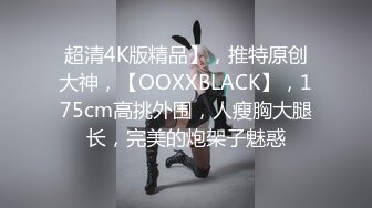 超清4K版精品】，推特原创大神，【OOXXBLACK】，175cm高挑外围，人瘦胸大腿长，完美的炮架子魅惑